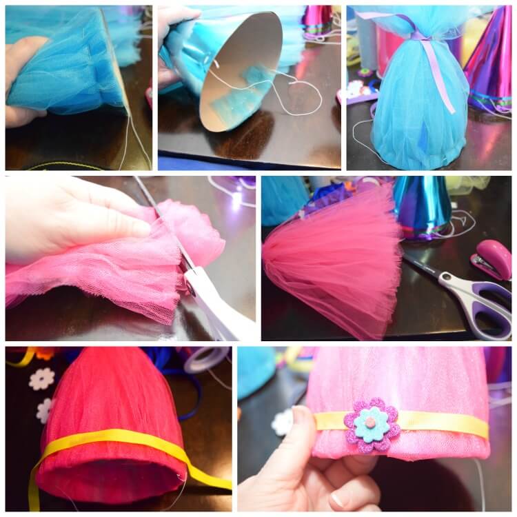 Troll Party Hats how to