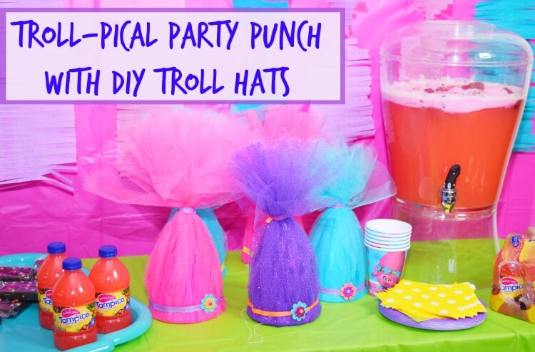 Troll-pical Party Punch & Troll Hats