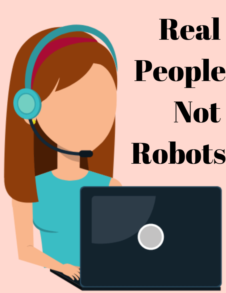 Real People Not Robots