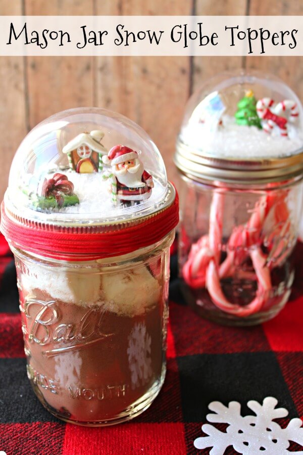 Let's Make a Mason Jar Christmas Snow Globe | The TipToe Fairy