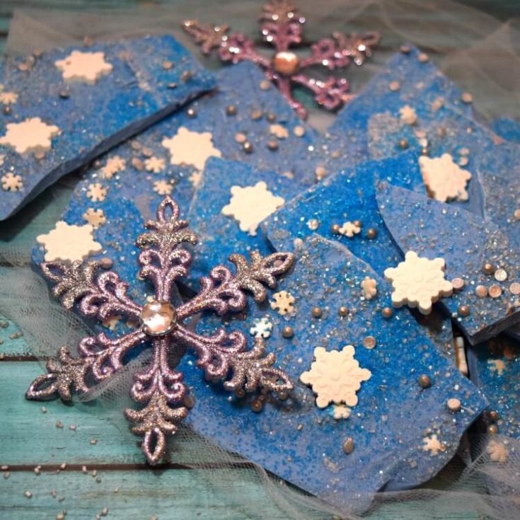 Jack Frost Christmas Chocolate Bark Recipe