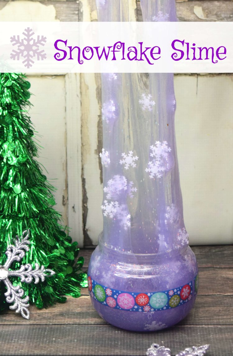 Purple Snowflake Slime inspired by the Nutcracker movie