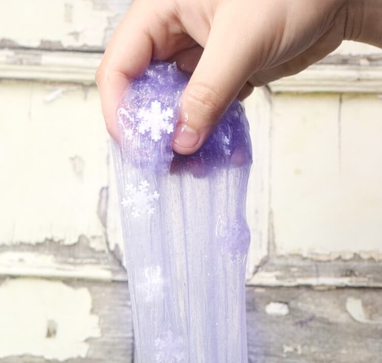 Make Snowflake Slime