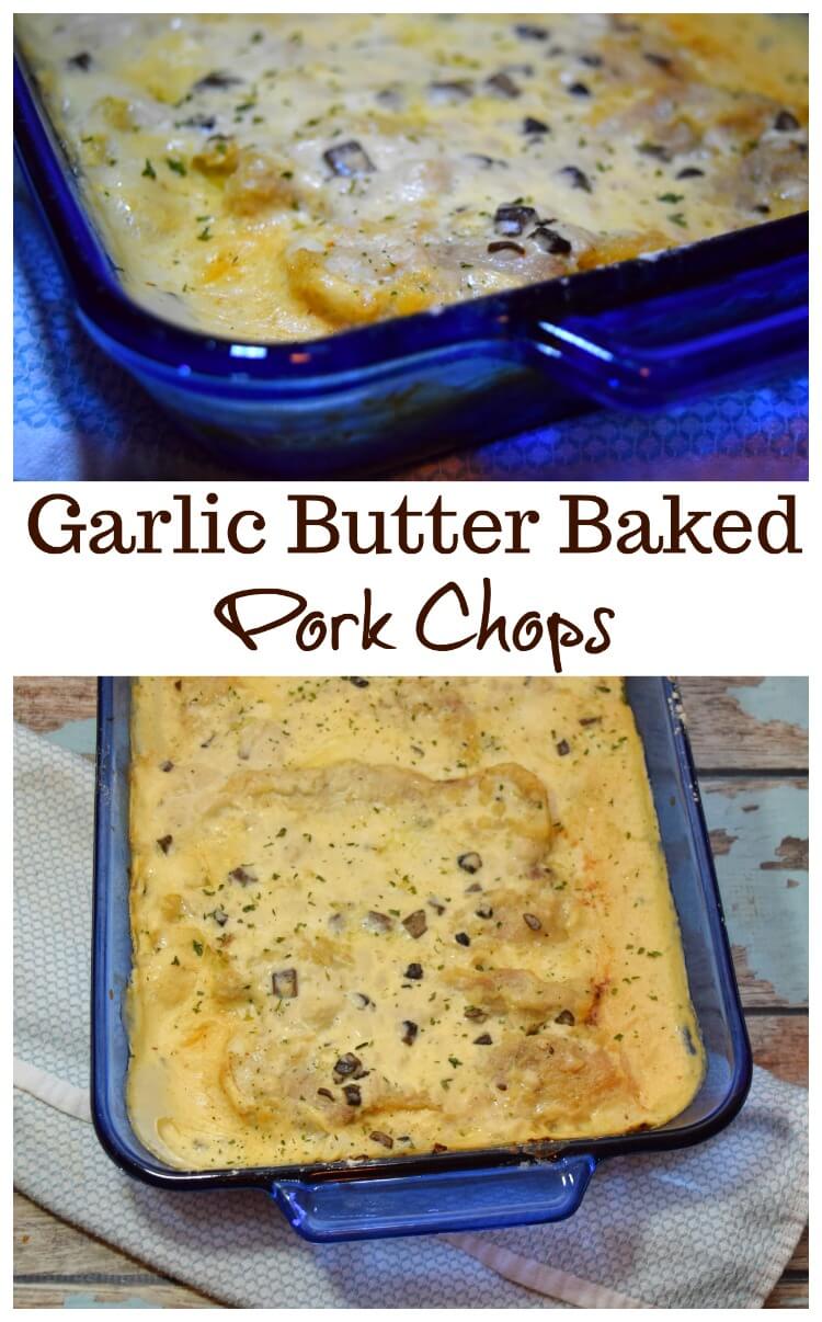 Garlic Butter Baked Pork Chops