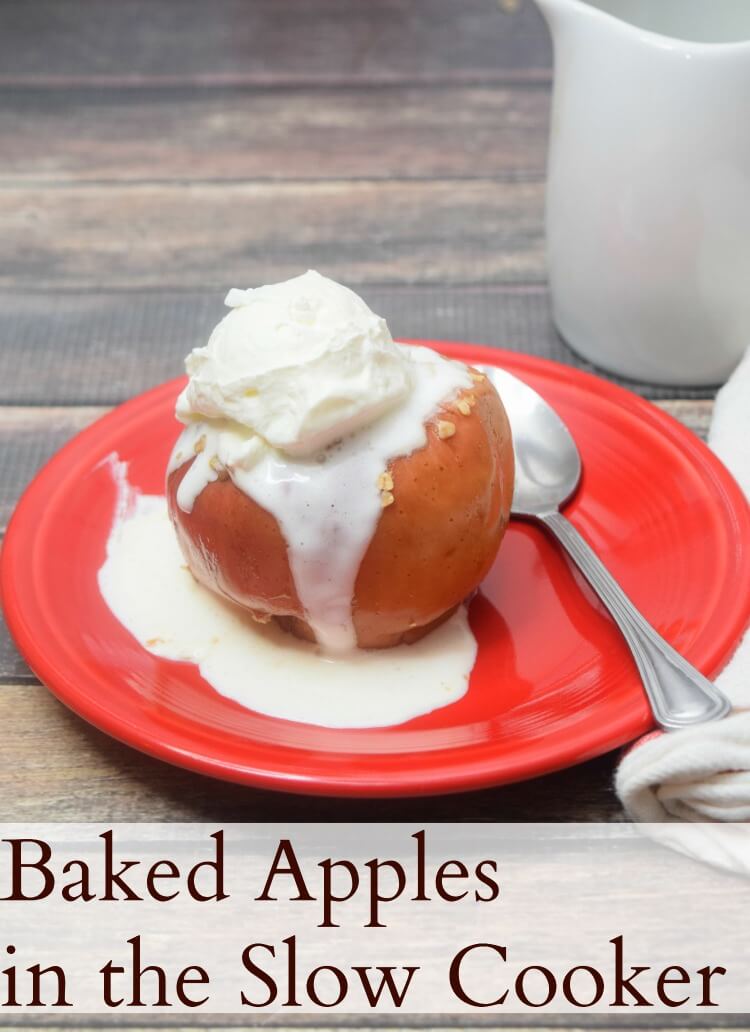 Baked Apples in the Slow Cooker