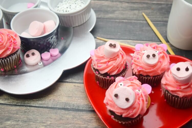 Year of the Pig Cupcakes