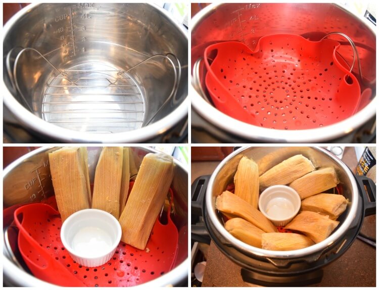 Reheat Steam Tamales in Instant Pot - Ninja Foodi Frozen Tamales