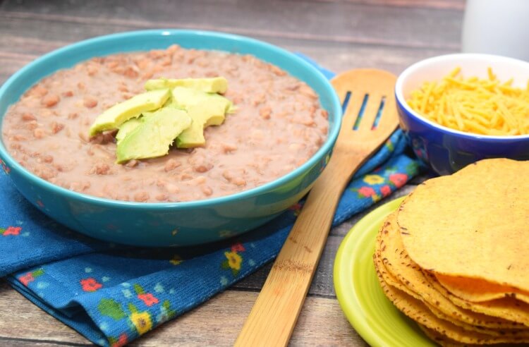 How to make healthier refried beans in the instant pot