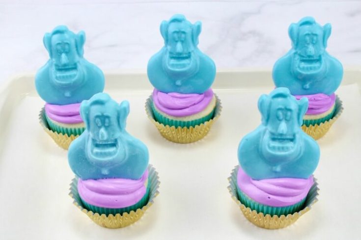 Aladdin's Blue Genie Cupcakes