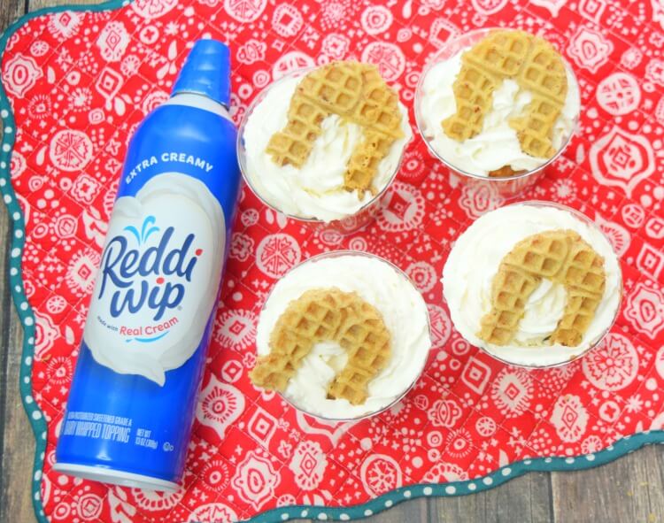 Reddi-Wip to top the BEST Apple Parfaits.