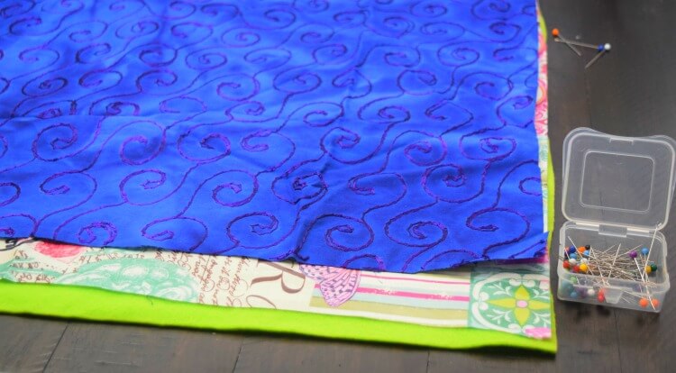 Baby changing pad: DIY Waterproof quilted diaper changing mat tutorial