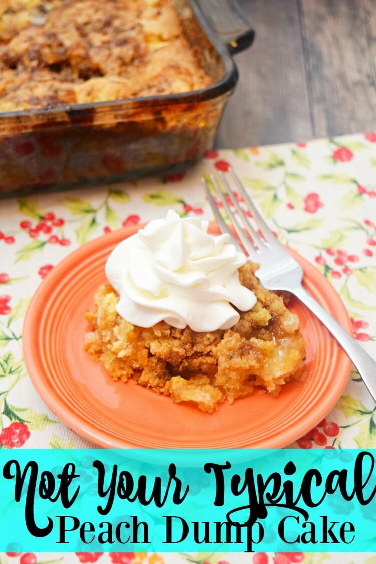 Not Your Typical Peach Dump Cake