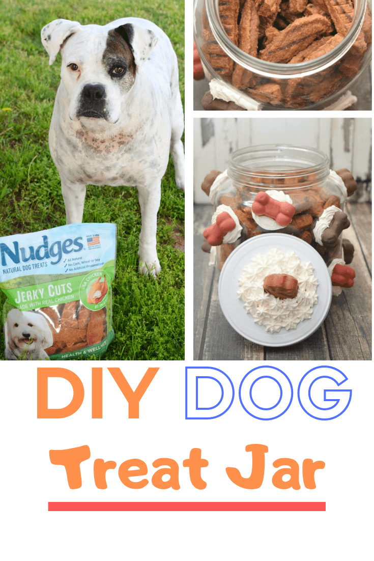 Make a DIY Dog Treat Jar in the fun decoden style with clay made dog treat ornaments. 