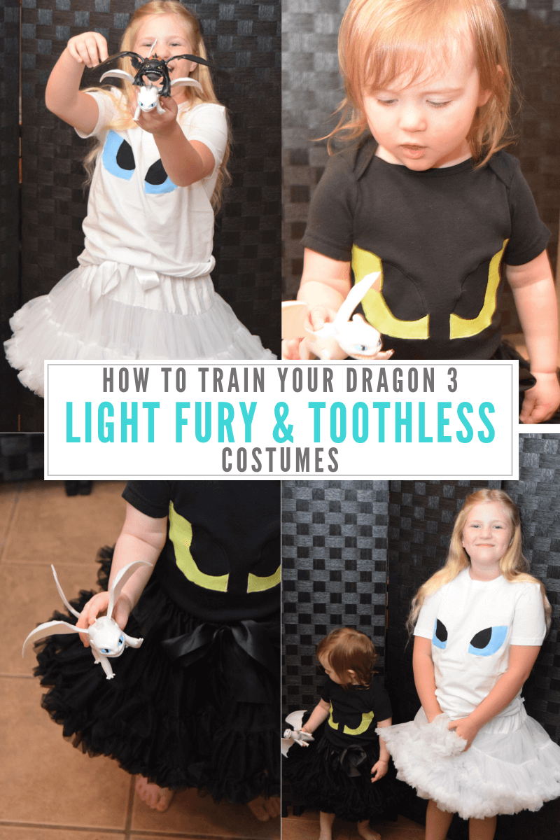 How to Train Your Dragon 3 - Light Fury and Toothless Costumes compilation