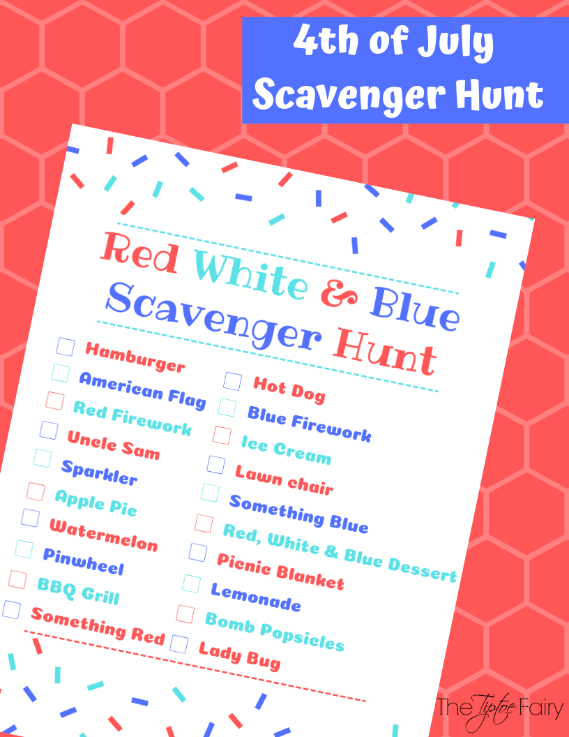 4th of July Scavenger Hunt you can download