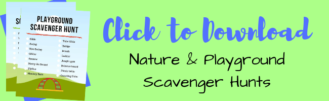 Outdoor Scavenger Hunt At The Playground Tiptoe Fairy