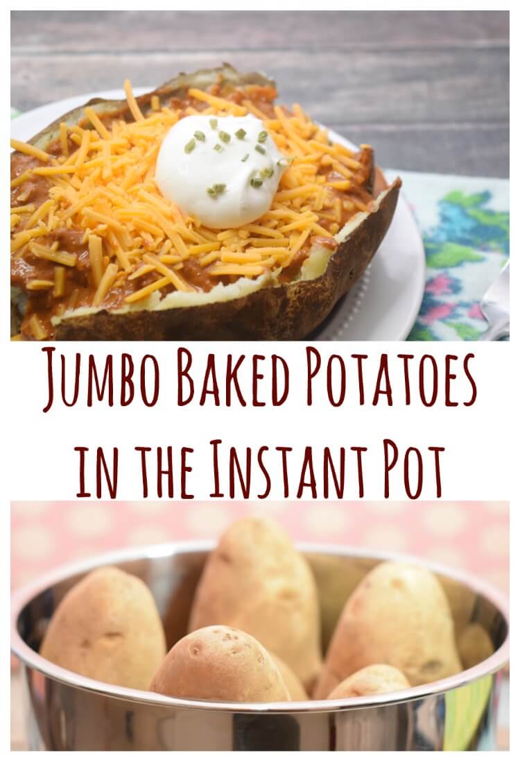 Pressure Cooker Baked Potatoes • Loaves and Dishes