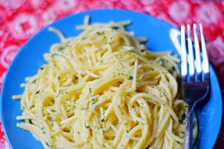 The SECRET to Amazing Garlic Butter Spaghetti | The TipToe Fairy