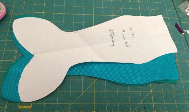 Free mermaid tail pattern for 18 shop doll