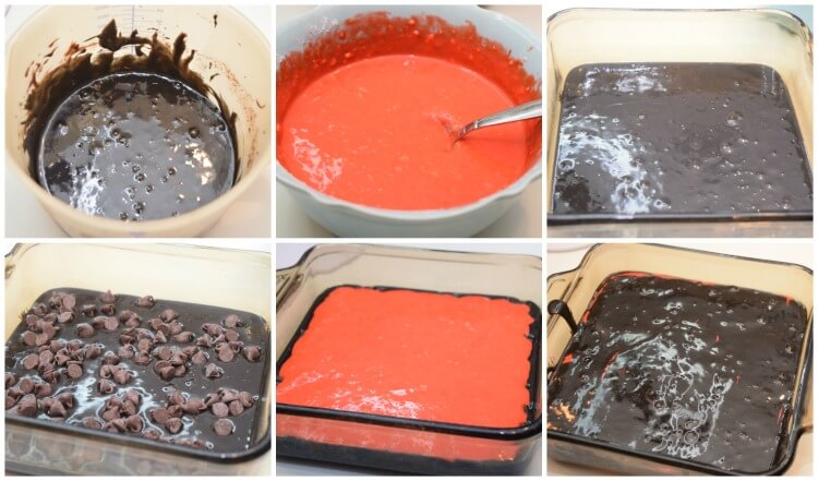 Collage for layering Brimstone Brownies