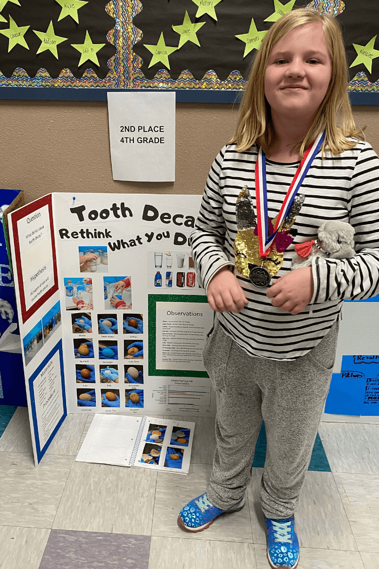 Science Fair 2nd place winner!!