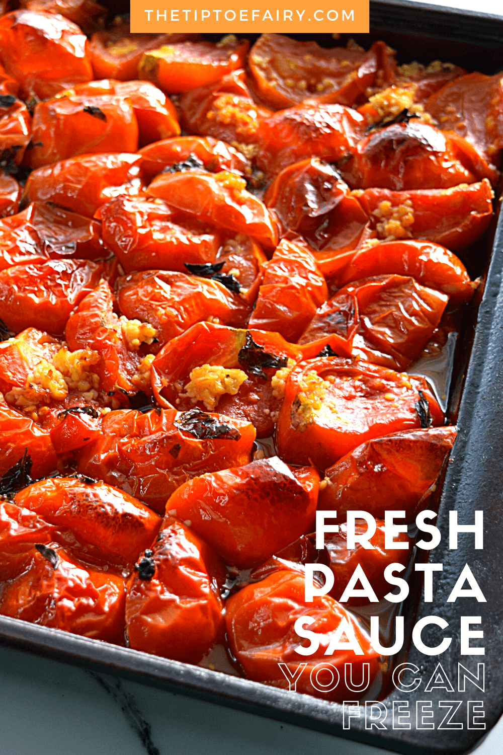 Fresh Tomato Pasta Sauce You can Freeze The TipToe Fairy
