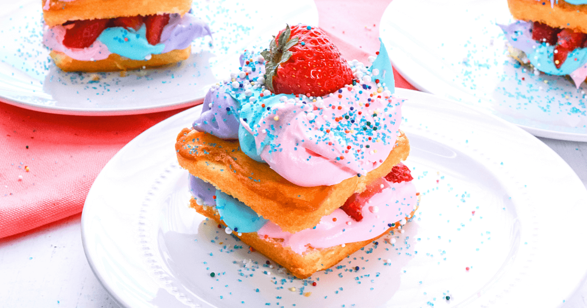 Unicorn Strawberry Shortcake