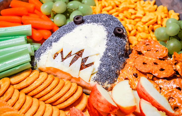 Shark-Cuterie Cheese Ball