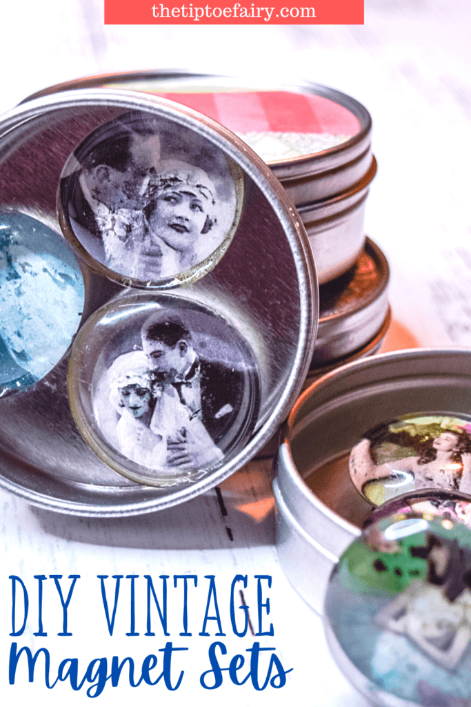 How to make Vintage Photo DIY Magnets