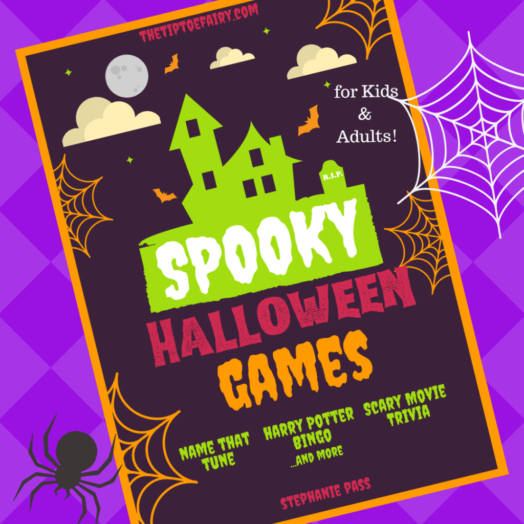 Spooky Halloween Games eBook cover page