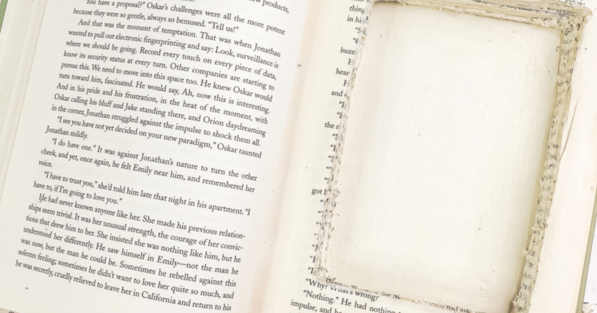 How to Hollow Out a Book The TipToe Fairy