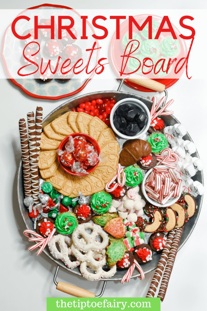 Title Image for the Christmas Sweets Charcuterie Board