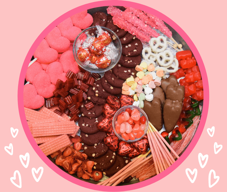 Valentine’s Day Sweet Charcuterie Board