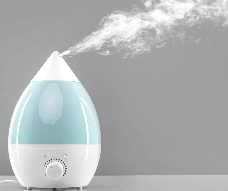 Humidifier for a cold and flu kit for babies and toddlers