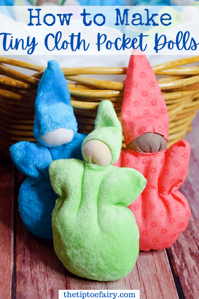 title image for the tiny cloth pocket dolls