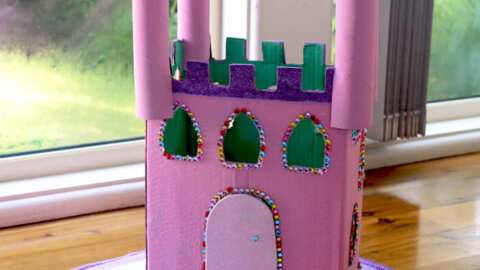 Image for Cardboard castle craft for kids