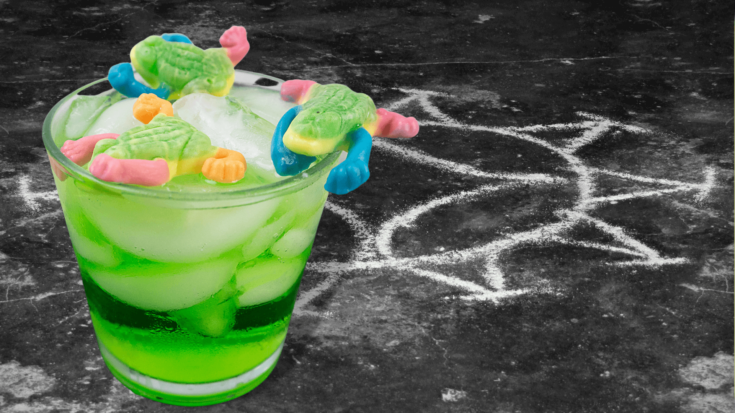 Tiana's Frog Punch Drink