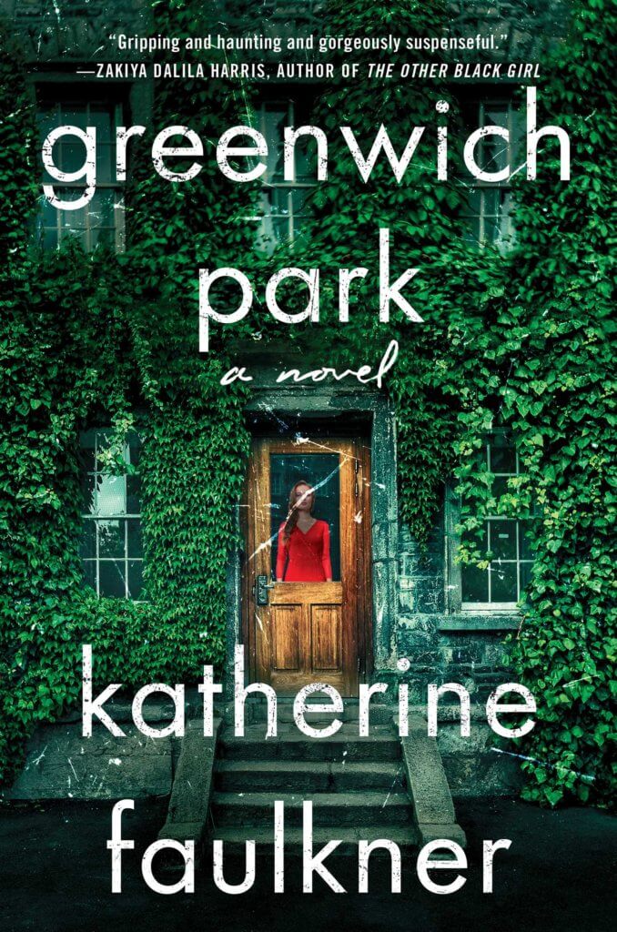 Book cover for the new book Greenwich Park by Katherine Faulkner - releasing January 25, 2022