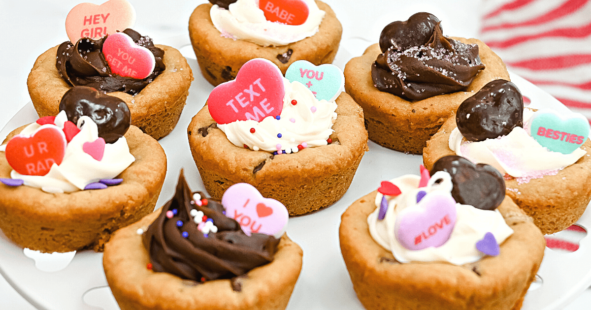 Valentine Cookie Cups