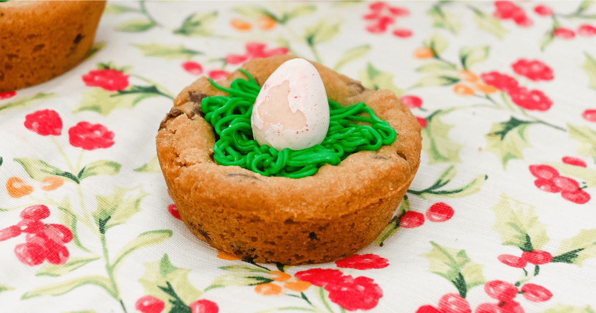 Chocolate Chip Cookie Egg Nests