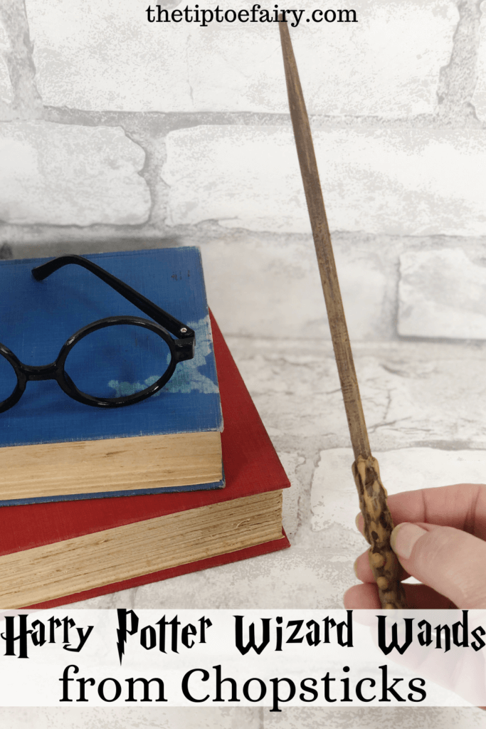 Title image for DIY Harry Potter Wizard Wands from Chopsticks