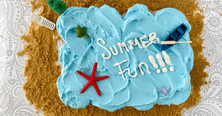 Summer Fun Beach Pull Apart Cupcakes