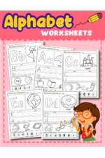 Free Printable Preschool Alphabet Worksheets | The TipToe Fairy