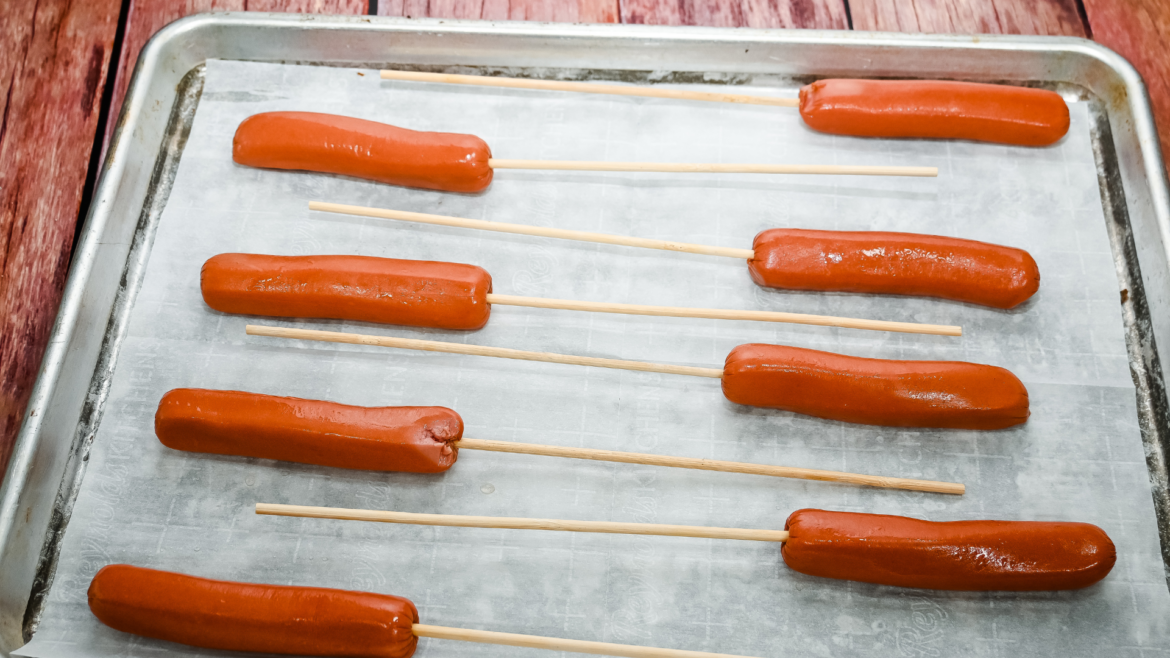 How To Make Cornbread Swirls Corn Dogs | The TipToe Fairy