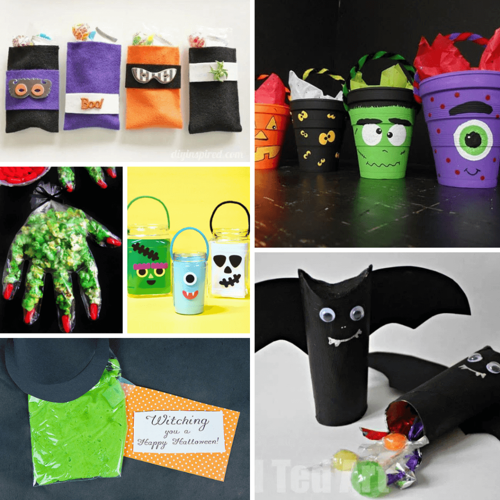 DIY Paper Favor Bags for Halloween