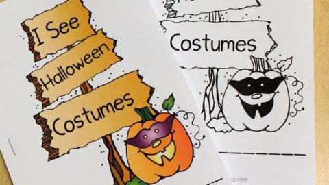 Image for Free Printable Halloween Emergent Reader for Preschoolers