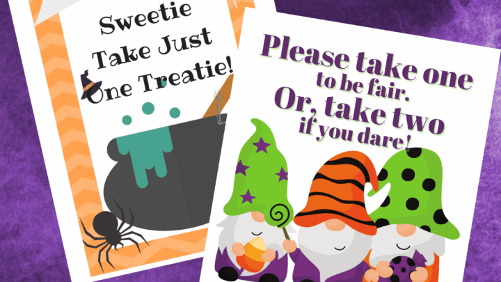 Image for How to make a DIY Trick or Treat Station & Skeleton Treat Bowl for Halloween