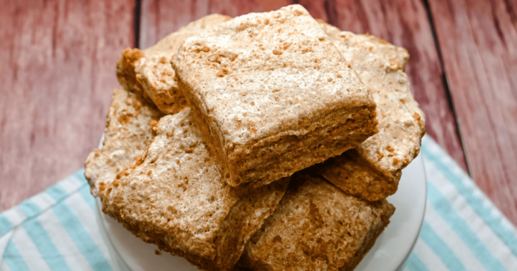 Biscoff Cookie Butter Marshmallow Bars
