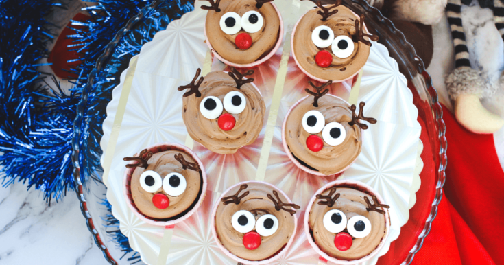 Chocolate Reindeer Cupcakes