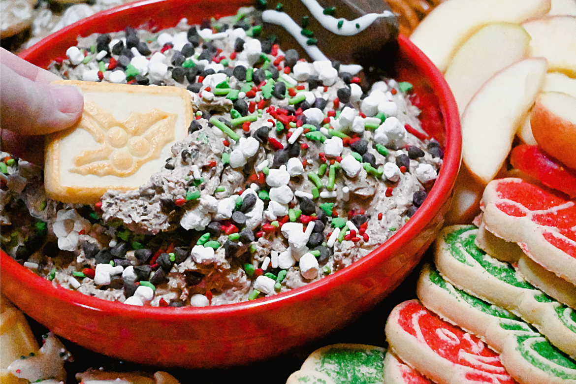 How to make Little Debbie's Christmas Tree Cake Dip The TipToe Fairy